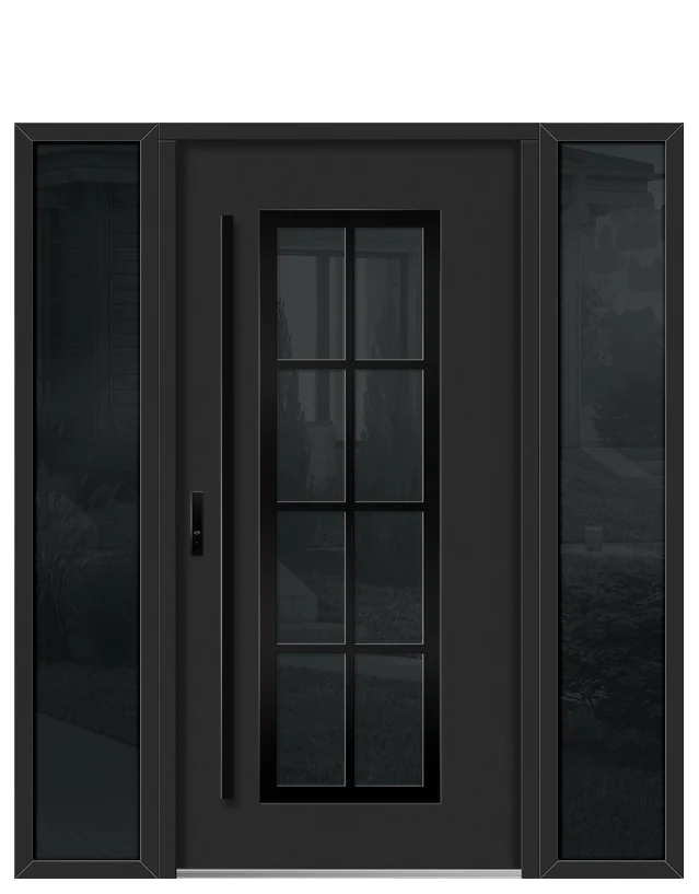 Ebern 5 in Black, two 16" sidelights (the configurator's art)