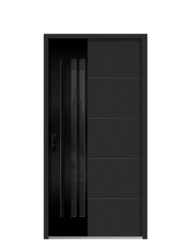 Leimen 5 in Black, no sidelight (the configurator's art)