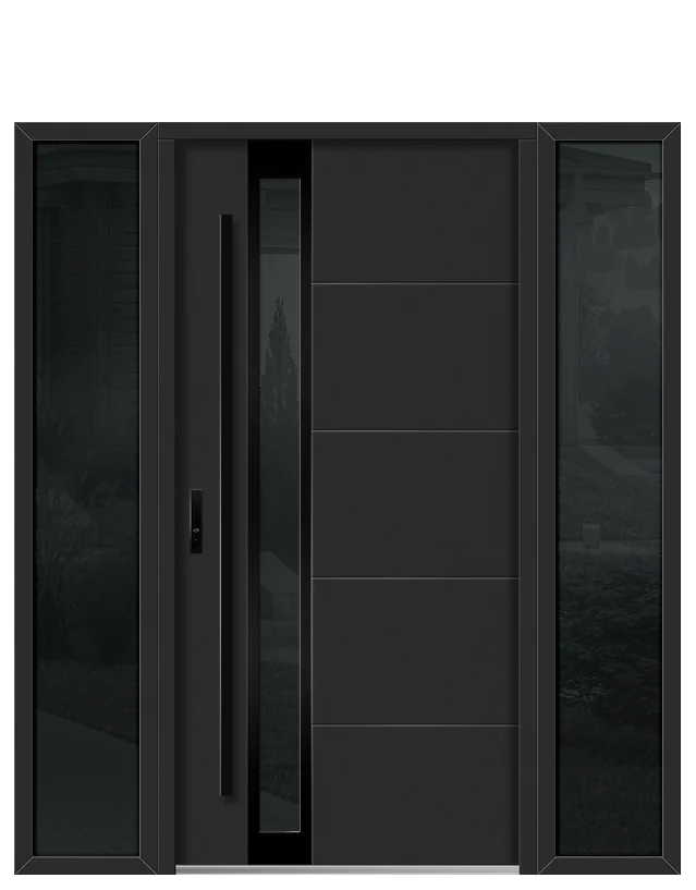 Singen 6 in Black, two 16" sidelights (the configurator's art)