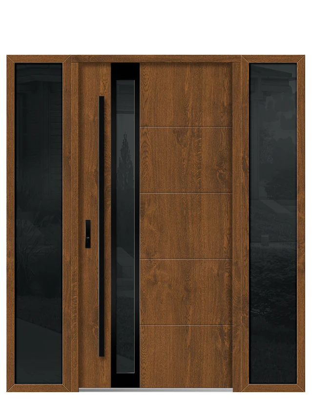 Singen 6 in Walnut, two 16" sidelights (the configurator's art)