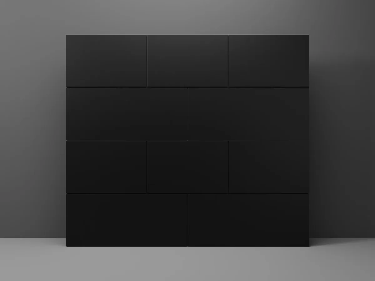 Staggered by Modern Decor - Aluminum Composite (ACM) Garage Door